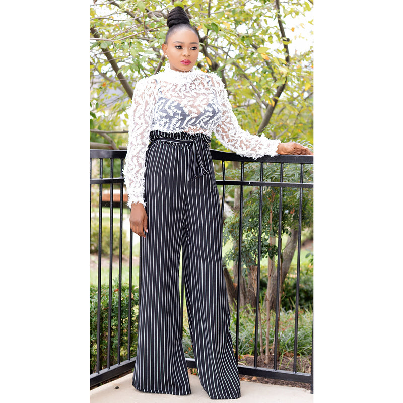 JENNY 'S HIGH WAIST PANT-BLACK