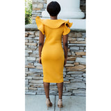 KYA DRESS-YELLOW